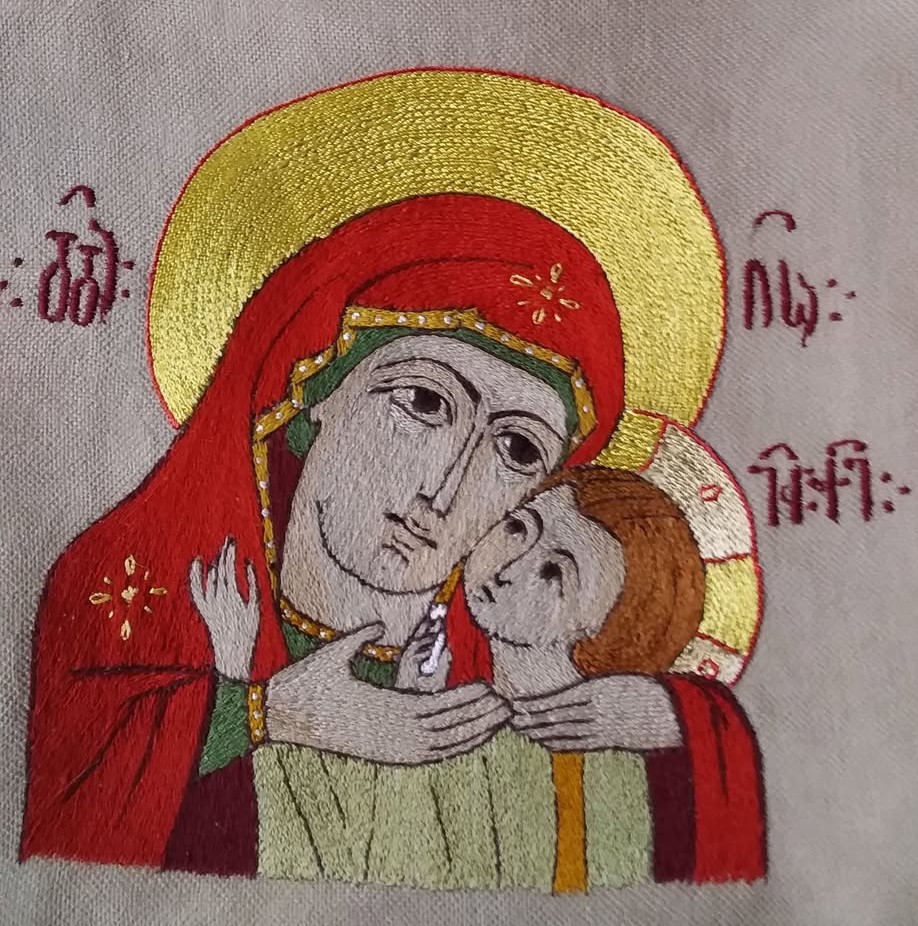 მონაზონი სიდონიას მიერ შესრულებული ნაქარგი
