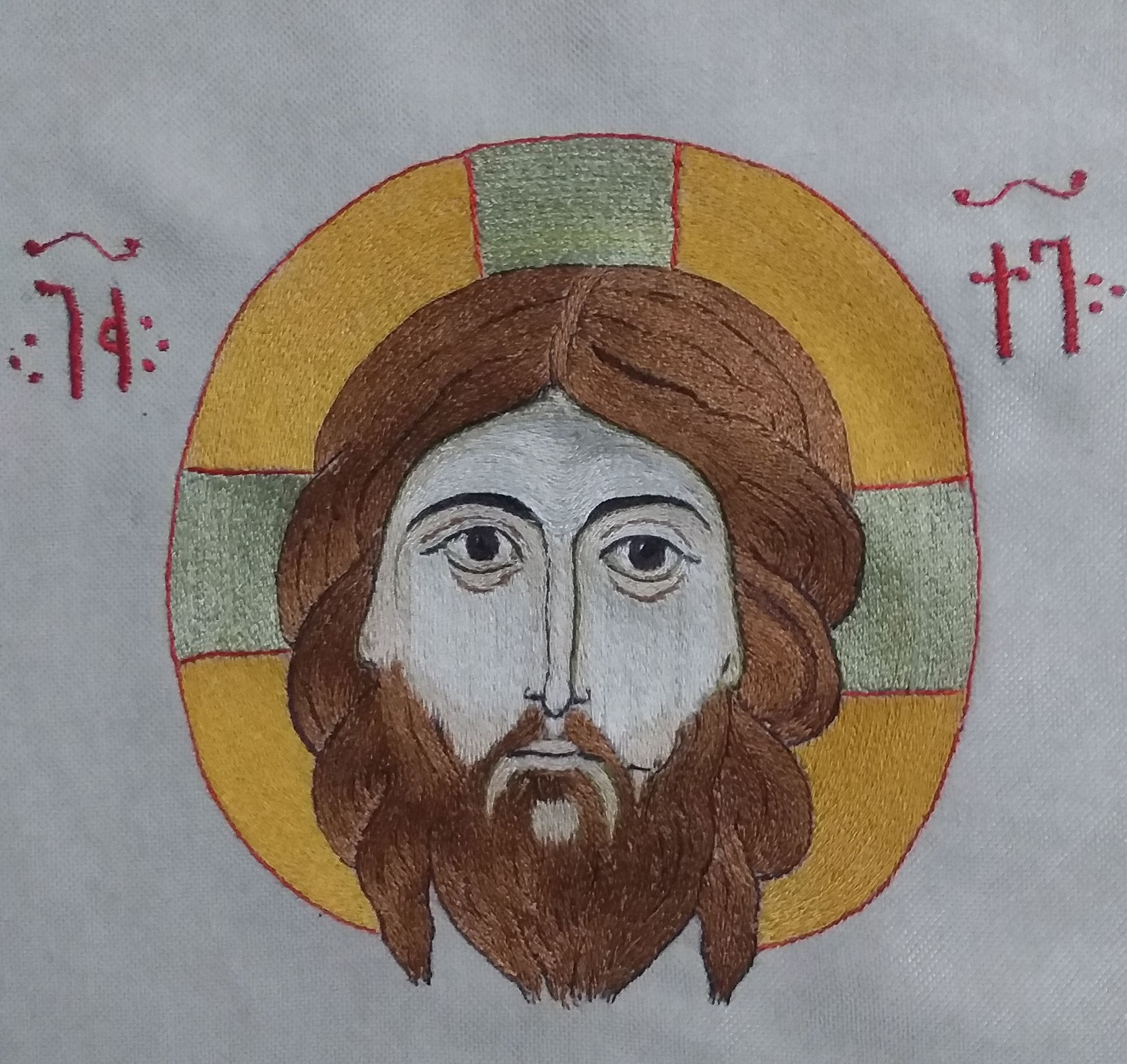 მონაზონი სიდონიას მიერ შესრულებული ნაქარგი