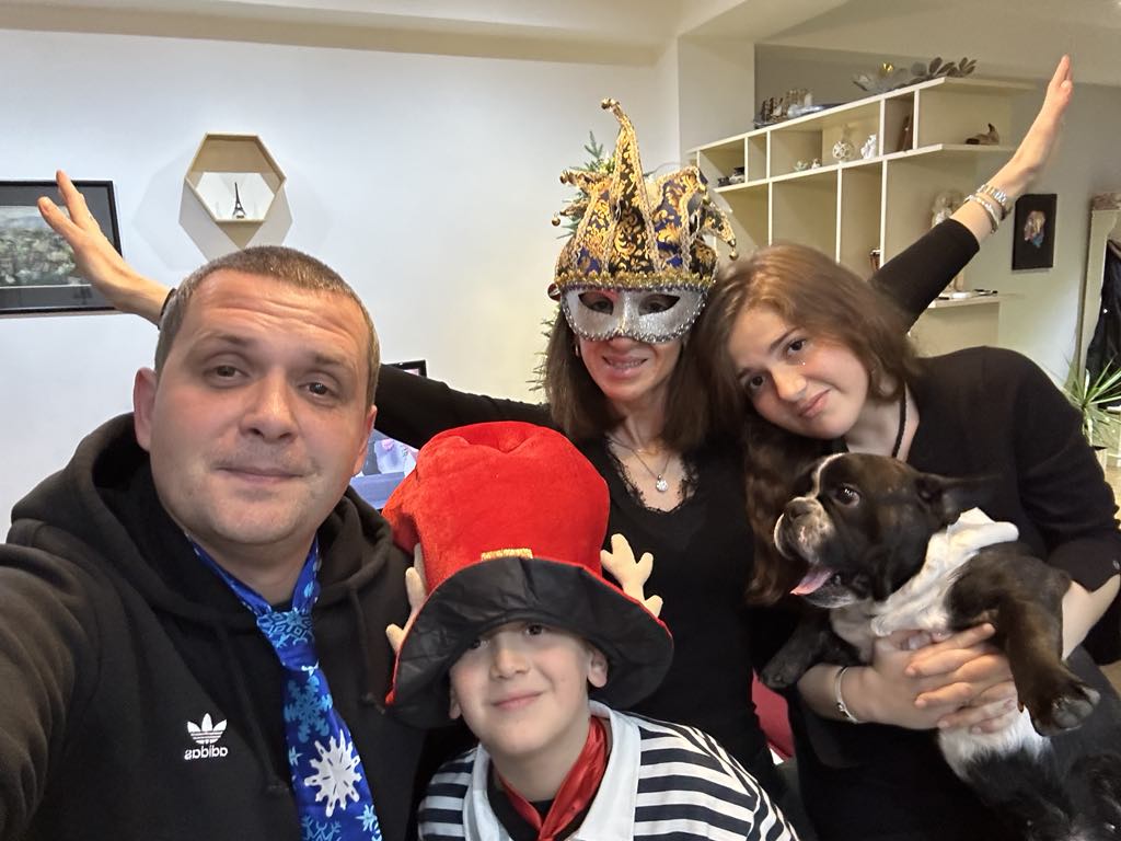 ნათია დიასამიძე ოჯახთან ერთად