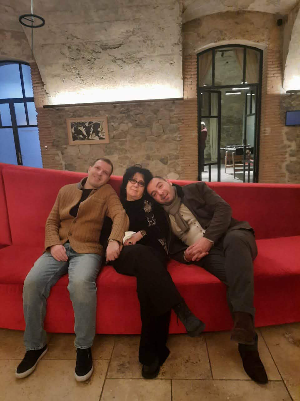 ირინე ოდიშარია შვილებთან ერთად